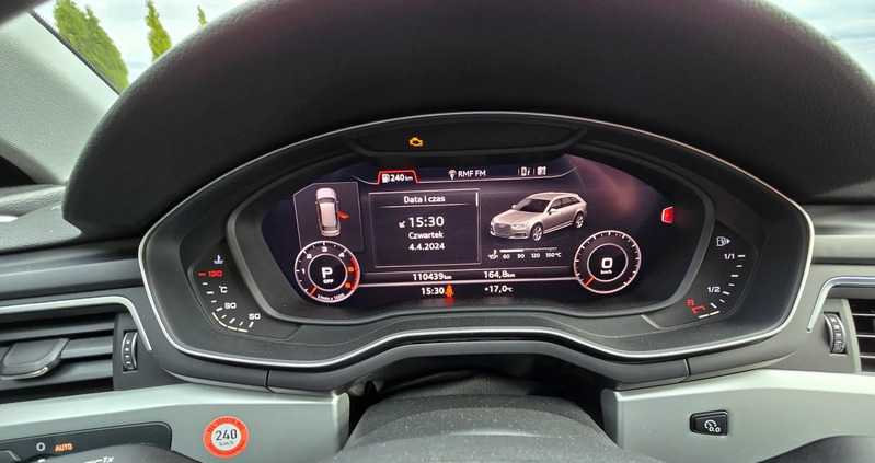 Audi A4 cena 84999 przebieg: 110440, rok produkcji 2017 z Łódź małe 704